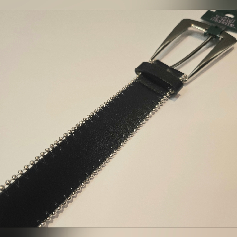 Wild Fable Black Belt with Silver Detailing